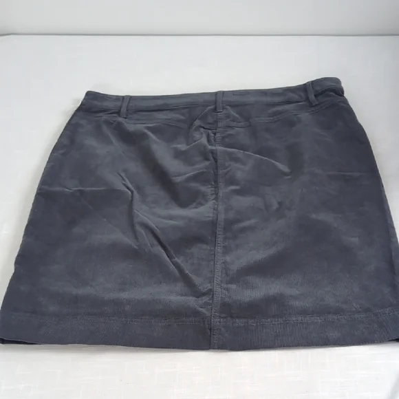 Talbots Gray Mini A-Line Skirt, nwt, women 's 16W - Picture 3 of 9